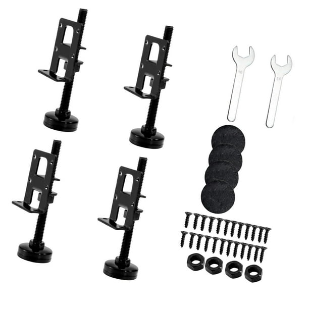 Patas niveladoras ajustables Niveladores de patas Versátiles Sencillos Fáciles de instalar Muebles 4 piezas