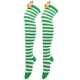thumbnail image 4 of Kayannuo Womens Socks Women Christmas Long Tube Knee Socks Striped Garter Cute Accessories Christmas Party, 4 of 6