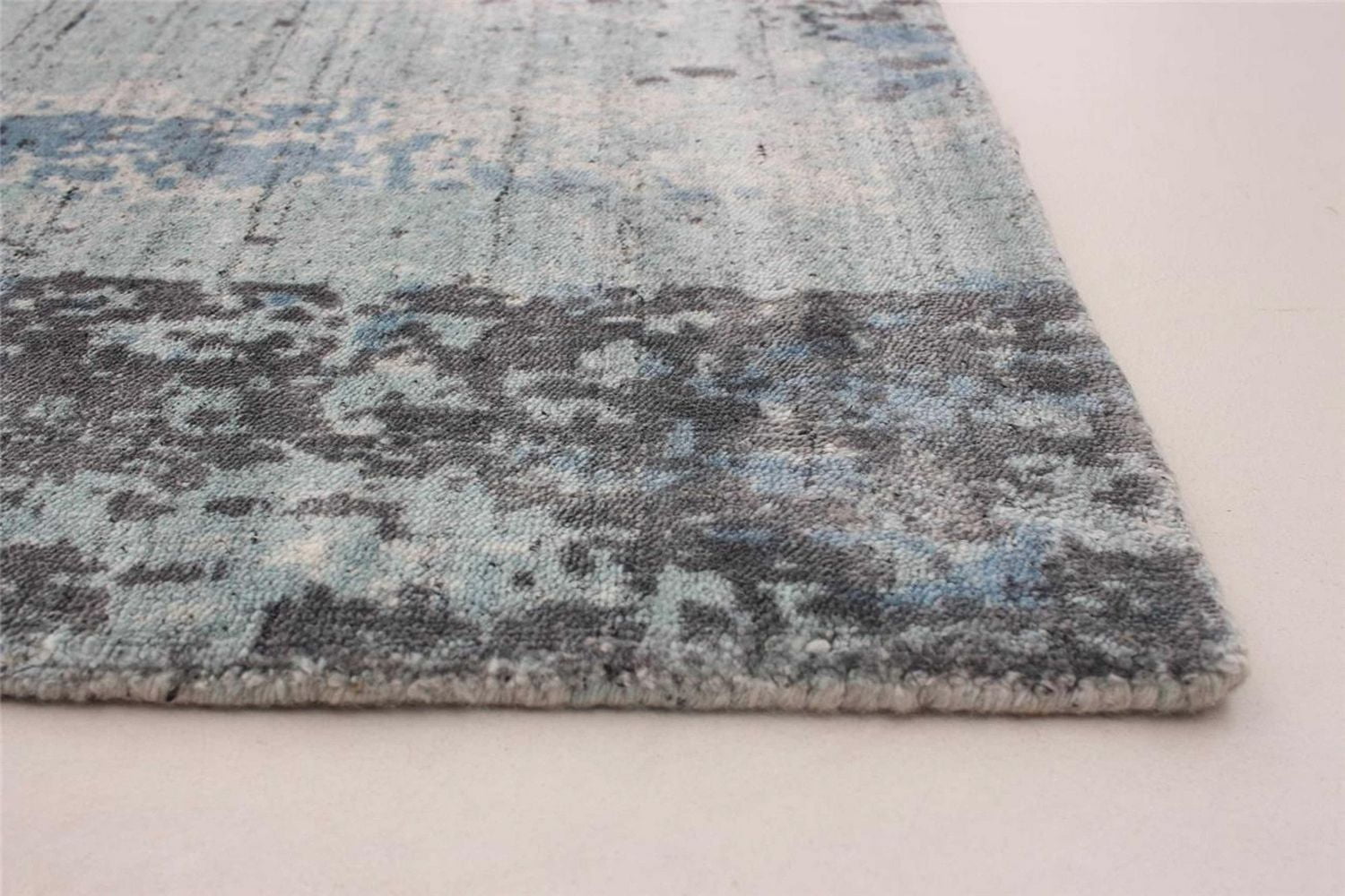 ECARPETGALLERY 5'0" x 7'4" Transitional Galleria Hand-knotted Area Rug for Living Room, Dining Room and Bedroom in Grey