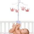 thumbnail image 2 of Lambs & Ivy Popular Characters Baby Crib Mobile with Mobile, Pink, 6 Piece, 2 of 6