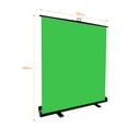 thumbnail image 2 of Fondo Chromakey Andoer Fondo Chromakey elástico portátil 1.5 * 2m Estilo pull-up Fondo de pantalla verde resistente a las arrugas con sistema de autobloqueo Estuche de almacenamiento de aleación de al Andoer Fondo Chromakey, 2 of 7