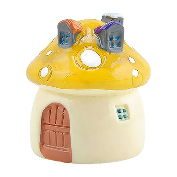 AYYUFE Miniature Garden Ornament Waterproof Popular 3 Sizes Cute Mushroom Gardening Props for Home Decor