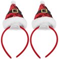 thumbnail image 1 of EeaseMX 2 tocados navideños, aros para el pelo, diademas con lentejuelas, tocados de fiesta de moda para niños y niñas., 1 of 7