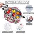 thumbnail image 3 of Pioneer Flower Floral Print Pattern Womens Lunch Box for Work,Insulated Large Lunch Bag for Tween and Teen,Loncheras Para Mujer,Leakproof Adult Lunch Bag for Work,Beach,Travel,Picnic,Camping, 3 of 7