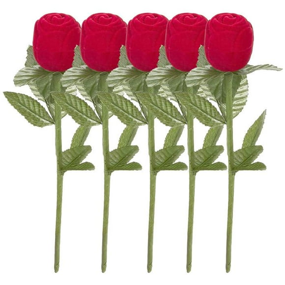 Rosa para Cadenas HatchRose 5 Pzas Rosa Terciopelo SMILEFUN MXRSE-005-3