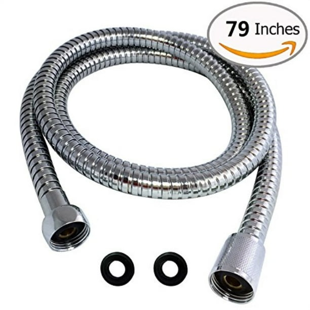 79inch (or 2 meter) shower hose stainless steel extra long shower head hose bathroom handheld