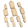 thumbnail image 1 of Mobile Tablet Phone Outline Wood Mini Charms Shapes DIY Craft Jewelry - No Hole - 20mm (15pcs), 1 of 7