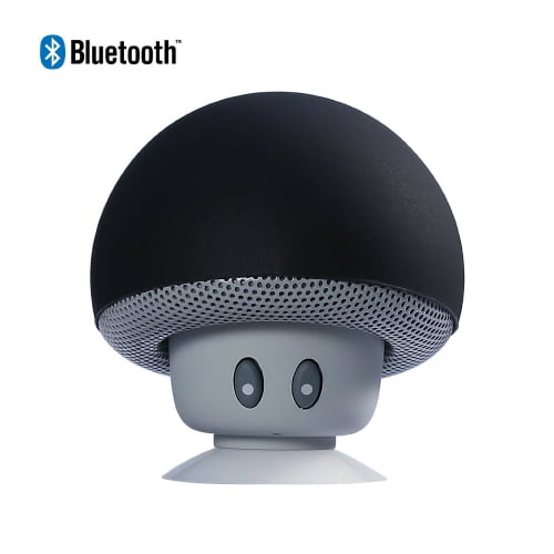 Bluetooth Speaker Black. Mini Portable Mushroom Design Speaker, With Bottom Sucker Function. Pairing With All Bluetooth Devices. Built In Mic. Walmart.com