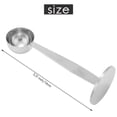 thumbnail image 2 of Espresso Stand Coffee Measure Tamper Spoon Stainless Steel Coffee & Tea Tools Measuring Tamping Scoop 1 Pieces Silver, 2 of 8