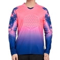 thumbnail image 2 of inhzoy Kids Youth Padded Goalkeeper Jersey Football Long Sleeve Goalie Shirts Hot Pink 14-15, 2 of 5
