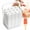 12 Sticks White, variant on Silicone Ice Stick Tray with Storage Caddy, Reusable Twist-Release Ice Stick Mold with Compact Storage Box, Ice Cube Maker for Infused Water Drinks Homemade Frozen Treats