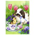 thumbnail image 1 of Toland Home Garden Easter Friends 28 x 40 Inch Decorative Spring Egg Flower Bunny Rabbit Duck House Flag, 1 of 4
