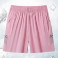 thumbnail image 7 of QIJIE Women's Bermuda Shorts Jersey Shorts with Deep Pockets 23" Long Shorts for Women Lounge Walking Athletic Pink Pink #51, 7 of 7
