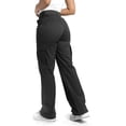thumbnail image 2 of Women's Baggy Cargo Pants Relaxed Fit Casual Cotton Hiking Pants with 6 Pockets Black, 2 of 10