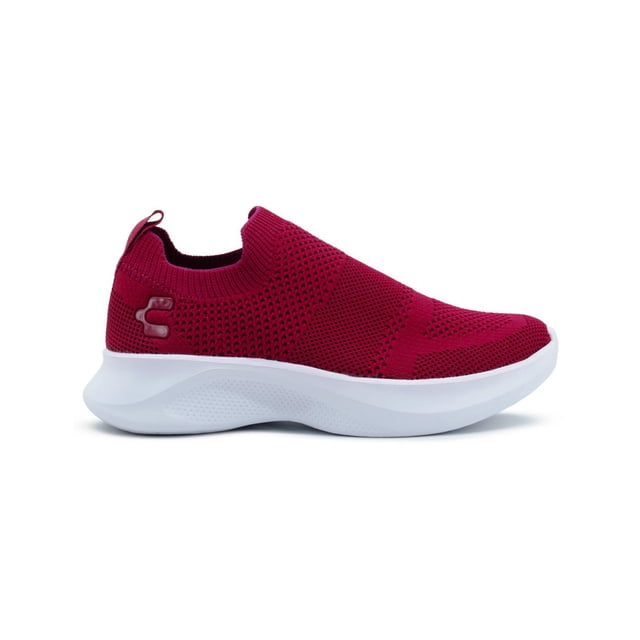 Tenis Charly Para Mujer Tipo Calcetín Suela Eva Running Fiusha Fucsia 25
