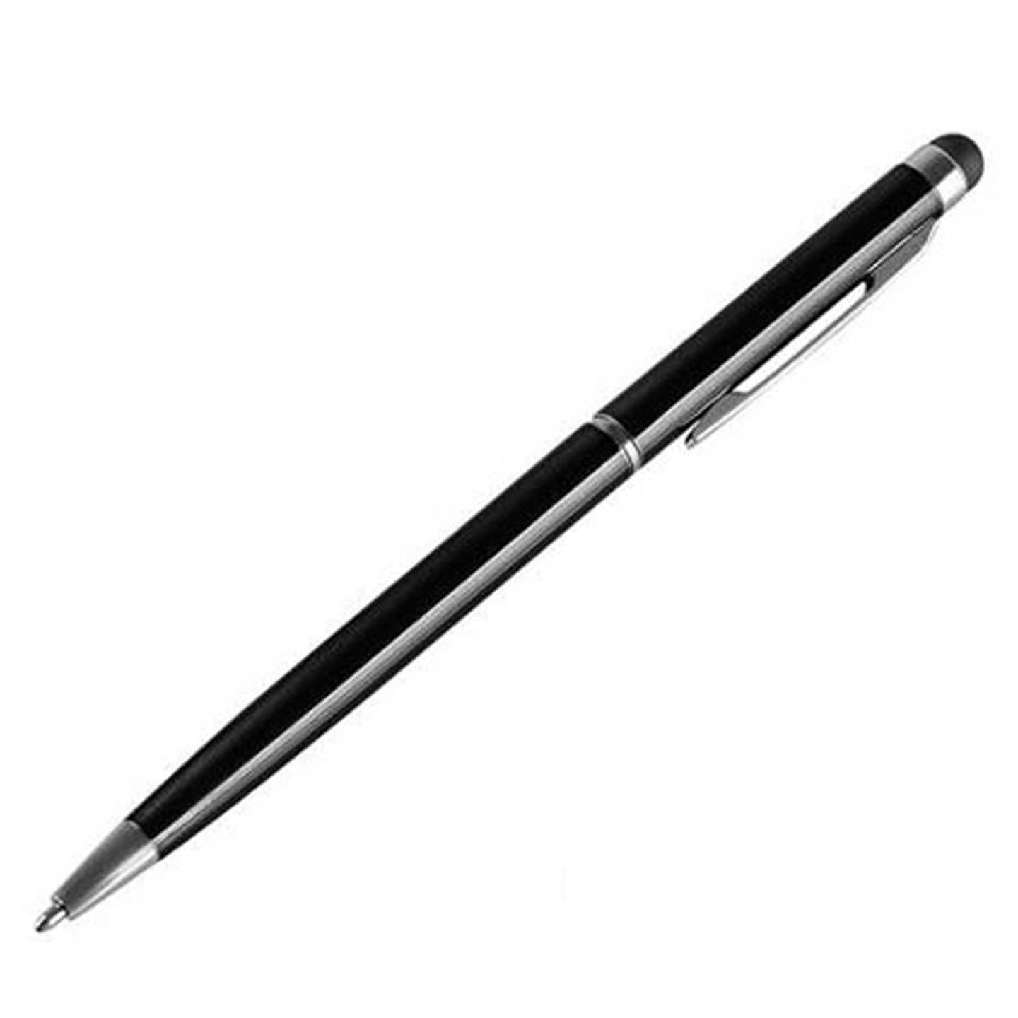 10 Black 2-in-1 Touch Screen Stylus Ballpoint Pen iPad iPhone Smartphone Tablet