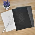 thumbnail image 1 of ZhenYou 50 Feuilles/sac Papier Transfert Graphite Peinture Carbone Papier Carbone, 1 of 6