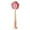 A Pink, variant on Sylvtty Cleaning Brush with Suction Cup Base Removable Flower Sponge Head Three-in-One Functions Multi-functional Cleaning Brush
