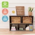 thumbnail image 5 of ECR4Kids Streamline 5-Compartment Single-Sided Storage Cabinet, 24in, Kids Furniture, Grey Wash, 5 of 9