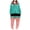 Green, variant on Women's Christmas Bodysuit SBYOJLPB Hooded Long Sleeve Casual One-piece Bodysuits