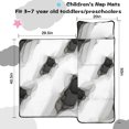thumbnail image 5 of Grey and Gold Marble Pattern Teens Toddler Nap Mat with Pillow, Sleeping Mat Bag for Preschool Daycare 50"x20", 5 of 6