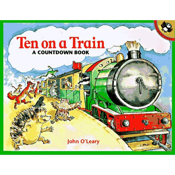 Pre-Owned Ten on a Train: A Countdown Book (Picture Puffins) (Paperback) 0140375279 9780140375275