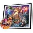 thumbnail image 1 of Cuadros Decorativos 5D DIY Diamond Painting Kits Full Square Drill Fire Animal Mosaic (N186) Sywqhk Nuevos Originales, 1 of 1