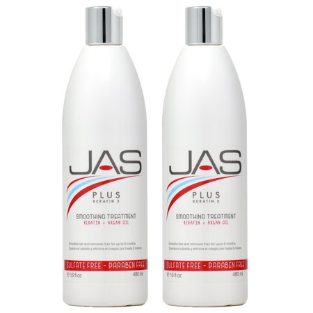 JAS Plus Keratin 3 Smoothing Treatment 16oz (Pack of 2)