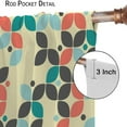 thumbnail image 6 of Modern Abstract Curtain, Retro Style Like The 1950s Color Fashion Geometric Background Decoration, Bedroom Living Room Blackout Noise Reduction Curtain42X54 Inch, 6 of 6