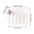 thumbnail image 3 of Plastic Flower Pots Flower Troughs Flower Baskets With Simulated Fence Decorative For Living Room Terrace Balcony, 3 of 6