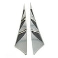 thumbnail image 3 of Car Bonnet Hood Scoop Air Intake Inlet Flow Vent Cover Decoration Silver, 3 of 8