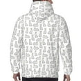 thumbnail image 7 of Lsque Cute Rabbit Pattern Casual Men's Hoodie,Hooded Sweatshirt with Kangaroo Pocket,Pullover Hoodie-X-Large, 7 of 7