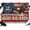 Red Beige, variant on 7x5ft Photo Backdrop, Anniversary USA Flag Soft Polyester Backdrop Curtains Photography Backdrops, American Eagle Vintage Blue Red Brushed Background for Photoshoots Studio Video Portrait Parties
