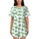 thumbnail image 1 of Balery St. Patrick's Day rainbows Conjunto de Pijama para Mujer con Estampado, Dos Piezas de Manga Corta y Shorts, Ropa de Dormir Suave con Cuello Redondo y Bolsillos-Large, 1 of 6