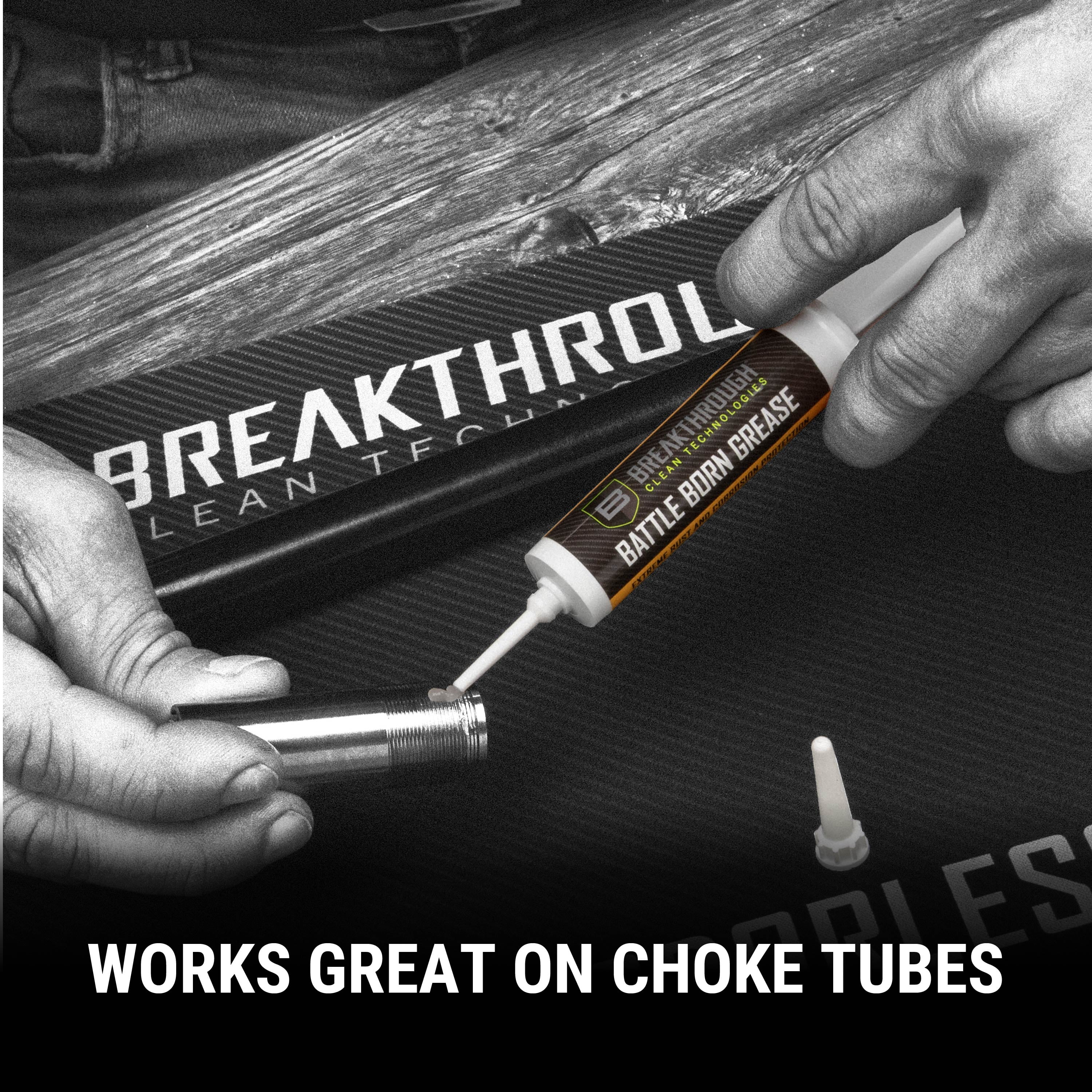 Breakthrough Clean Technologies® Battle Born Grease, 11cc Syringe, Clear