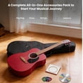 thumbnail image 2 of Fender FA Series Dreadnought Acoustic Guitar - Crimson Red w/ Gig Bag, 2 of 9