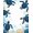 Blue White Beige, Pattern 17, variant on ODIKA 8'x10' Washable Area Rug Durable, Non-Slip Animals Turtle Symmetrical Ocean Wave Border Nautical Motif Scattered for Living Room, Under Sectional, Family