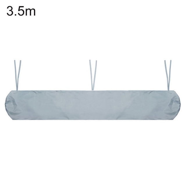 Outdoor Patio Awning Cover Waterproof Garden for Sun Shelter Protector Storage silver 3.5m