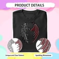 thumbnail image 3 of 1Sheet Glass Hotfix Rhinestone Iron on Appliques Costume Accessories for Clothes Bags Pants Wing 297x210mm, 3 of 7