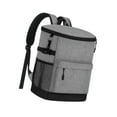 thumbnail image 4 of Mochila refrigerador de almacenamiento de alimentos mochila para hombres para mujeres que trabajan gris, 4 of 8