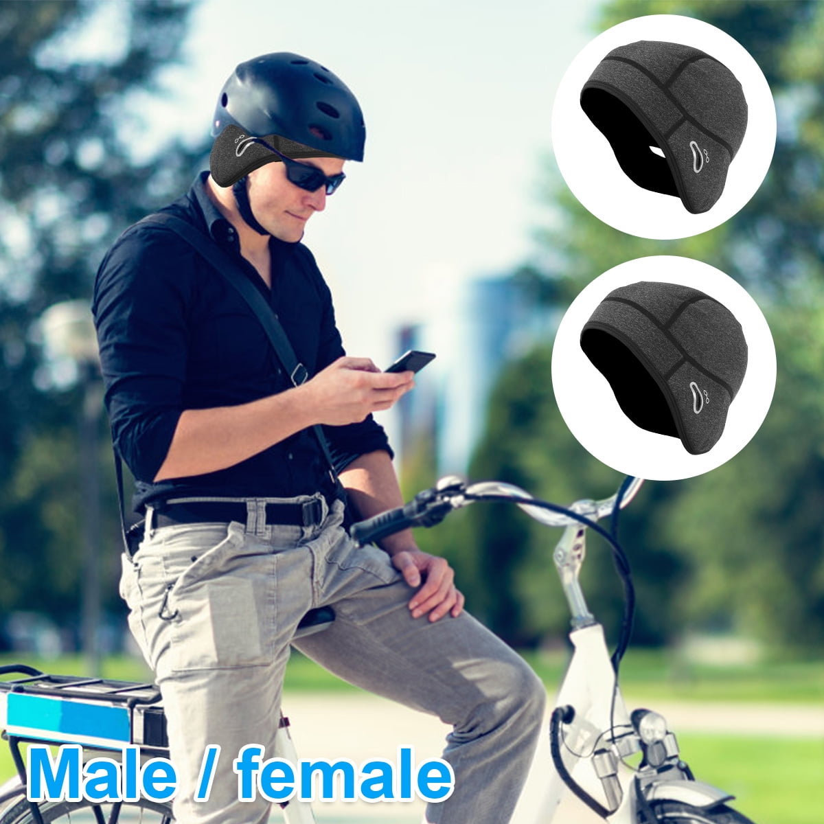 Protoiya Cycling Skull Cap Windproof 