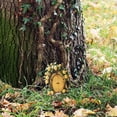 thumbnail image 7 of Wooden Fairy Garden Door, Handcrafted Miniature Outdoor Decor for Patio Yard Landscape, Durable Weatherproof Polyresin Fairy Door Accessory, Resin Garden Miniature Floral Decor, 7 of 7