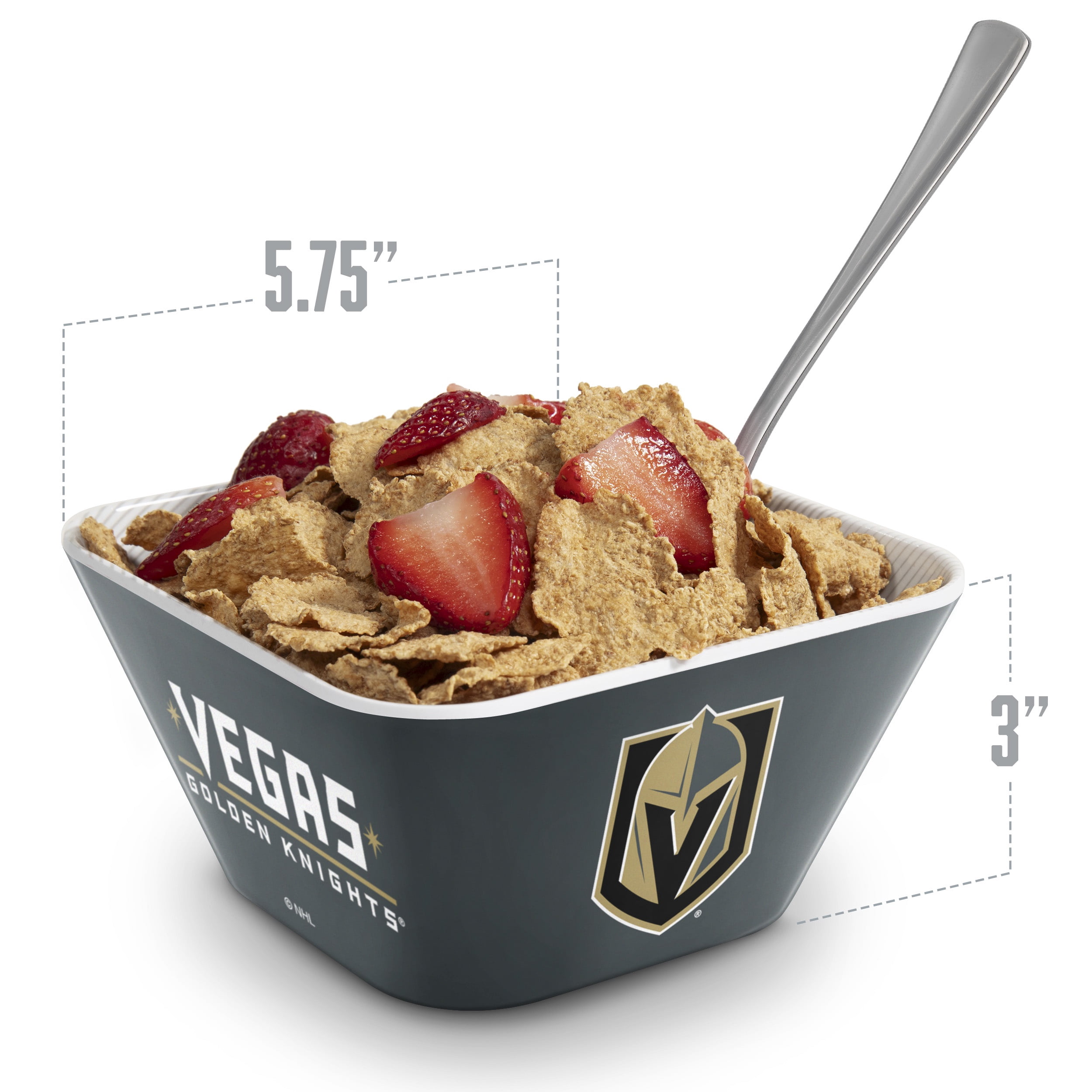 YouTheFan NHL Vegas Golden Knights Small Snack Bowl