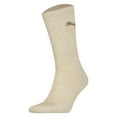 thumbnail image 2 of Puma Unisex Sports Socks, 3 Pairs - Tennis Socks, Crew Socks, Plain Brown Mix 43-46, 2 of 3