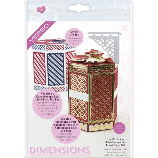 Tonic Studios Verso Dimensions DiesMy Gift To You Kaleidoscope Box