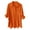 Orange, variant on Womens Dressy Button Down Blouses Business Work Collared Shirts Long Sleeve Solid Color 2026 Tops