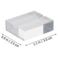 thumbnail image 3 of 12Pcs Acrylic Note Cards Holder Wedding Decoration Table Cards Number Cards Holder, 3 of 7