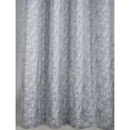 thumbnail image 4 of Olivia Gray PNST29634 53 x 84 in. San Tropez Floral Jacquard Single Rod Pocket Curtain Panel, Grey, 4 of 6