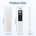 thumbnail image 7 of 4 in 1 Digital Water Quality Tester, 2025 New 4 in 1 TDS Meter Digital Water Tester, 0-9990 PPM Meter, EC & Temperature Meter, Water Tester for Drinking Water and Swimming Pools, 7 of 7