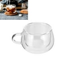 thumbnail image 4 of Glass Cup, Double Layer High Borosilicate Glass Coffee Mug With Handle For Cafes Hotels Tea Rooms For Home Kitchen Restaurants, 4 of 8